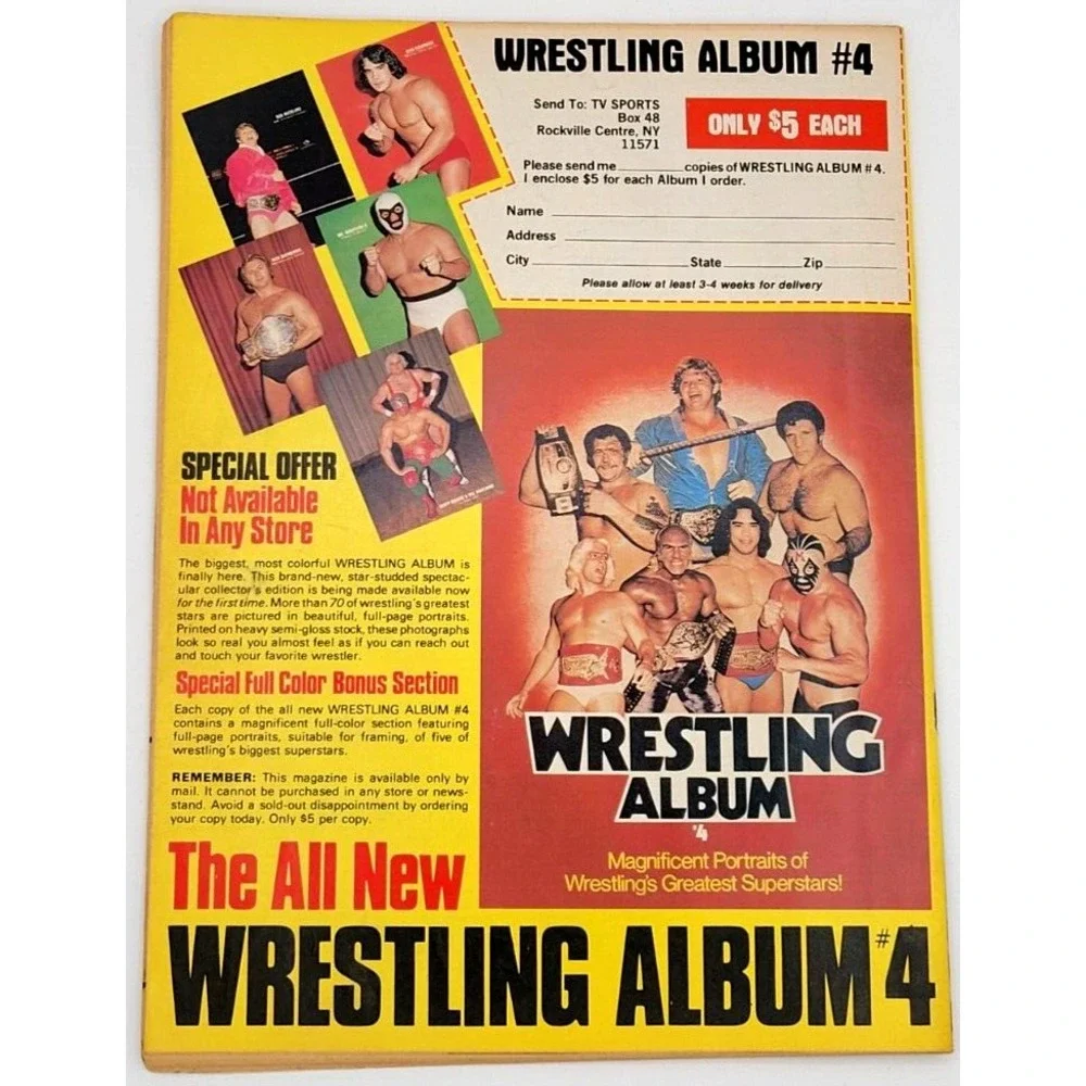 INSIDE WRESTLING JULY 1981  HULK HOGAN‎ TONY ATLAS TED DIBIASE BOB BACKLUND